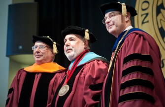 Anthony Manganaro was presented with the Presidential Medallion.