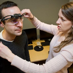 Derek Isaacowitz and lab manager Julia Harris