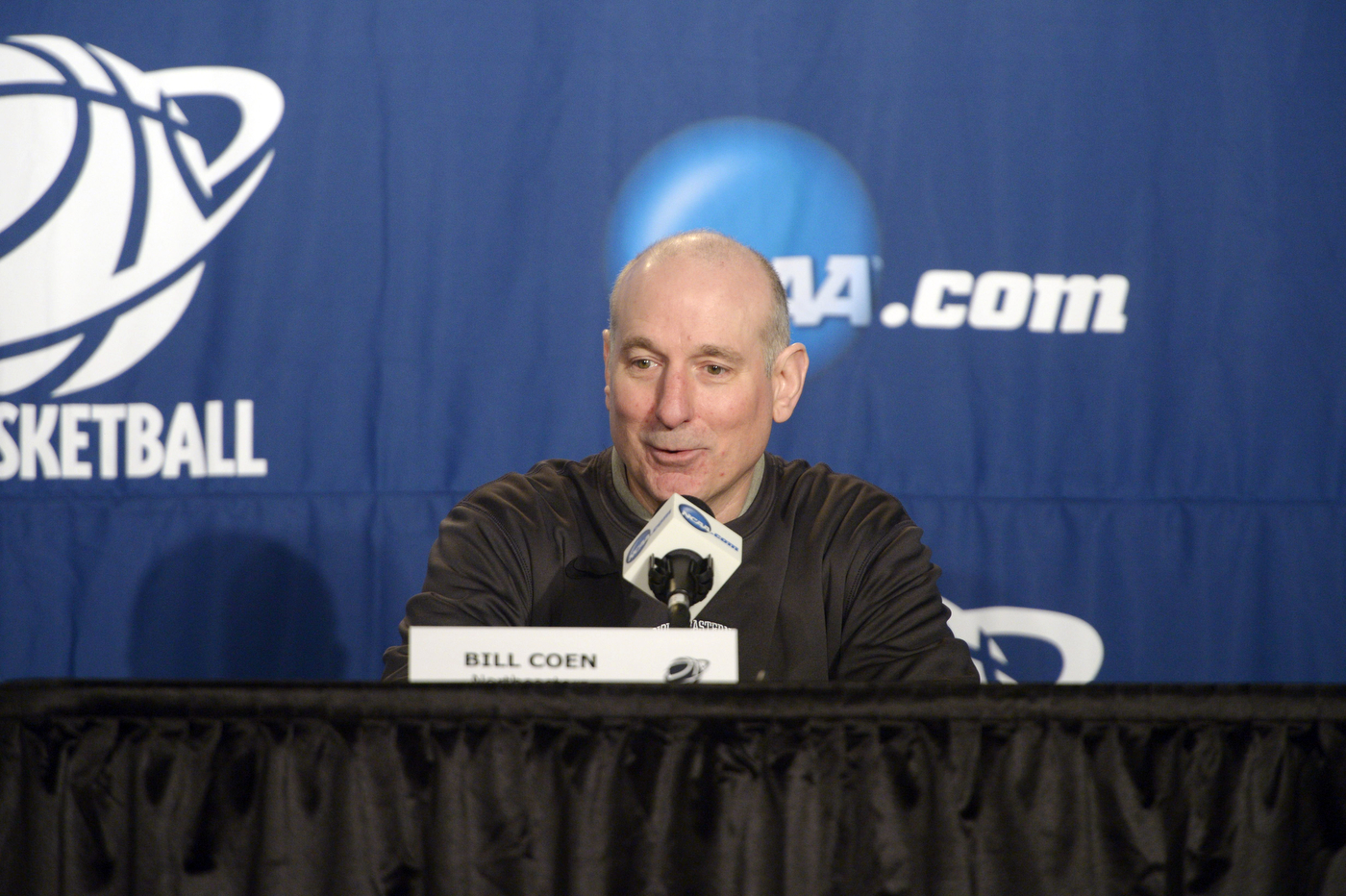 Bill Coen speaking at a press conference