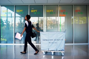 08/30/16 - BOSTON, MA. - International students move in to International Village on Aug. 30, 2016. Photo by Adam Glanzman/Northeastern University