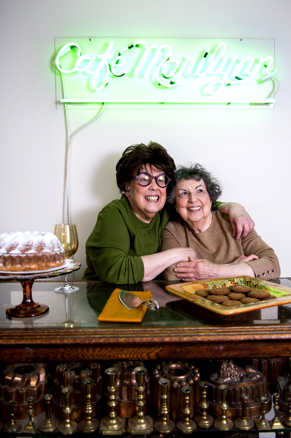 Marilynn and Sheila Brass