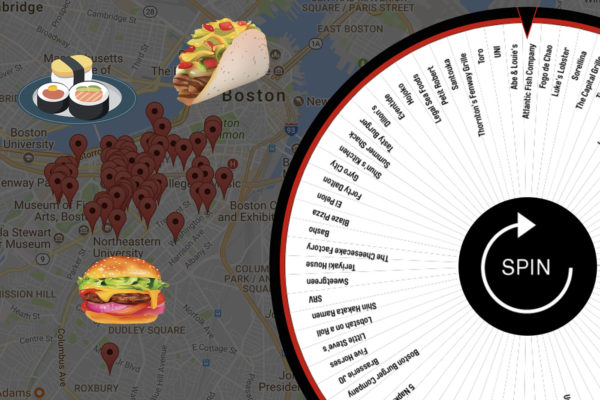 Hungry? Spin the wheel to choose your meal