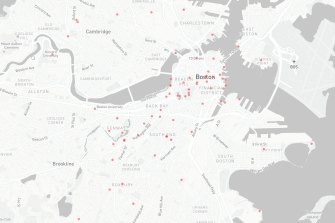 boston summer map image