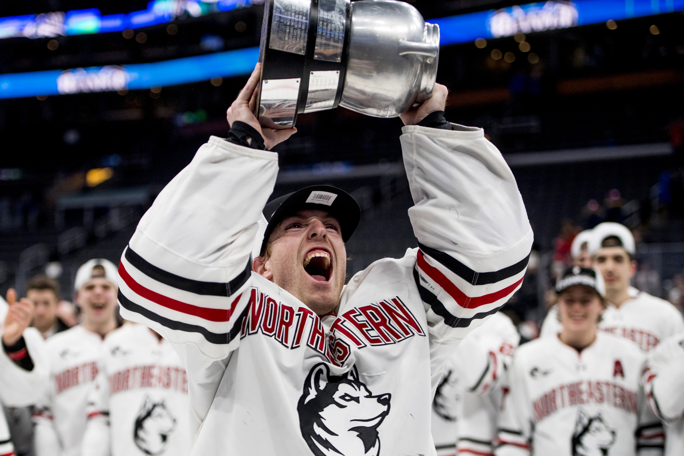 It’s a Beanpot three-peat for Northeastern