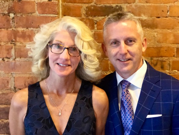 Portrait of Stephen and Ann Lynch.