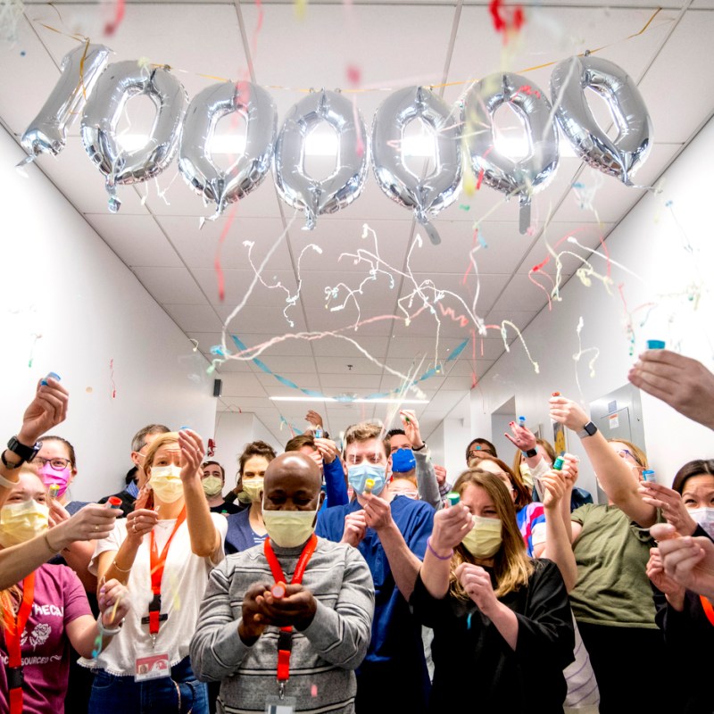 Northeastern processes its one millionth coronavirus nasal swab test