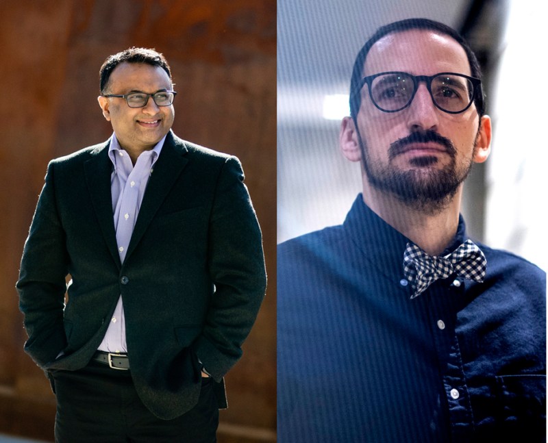 Headshot of Neil Maniar (left) and Brandon Dionne (right).