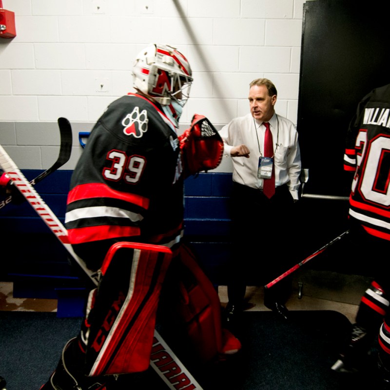 Northeastern’s new athletic director is Jim Madigan, a Huskies hockey legend