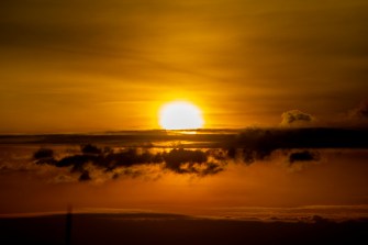 Sunrise over Northeastern’s Boston campus.