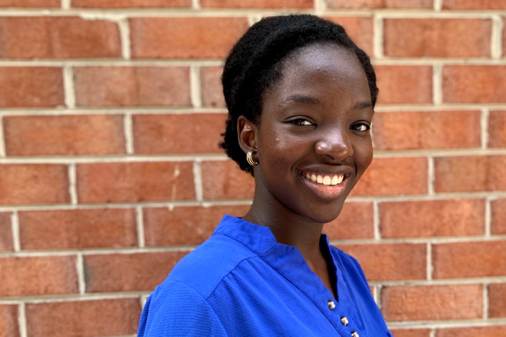 Smiling student