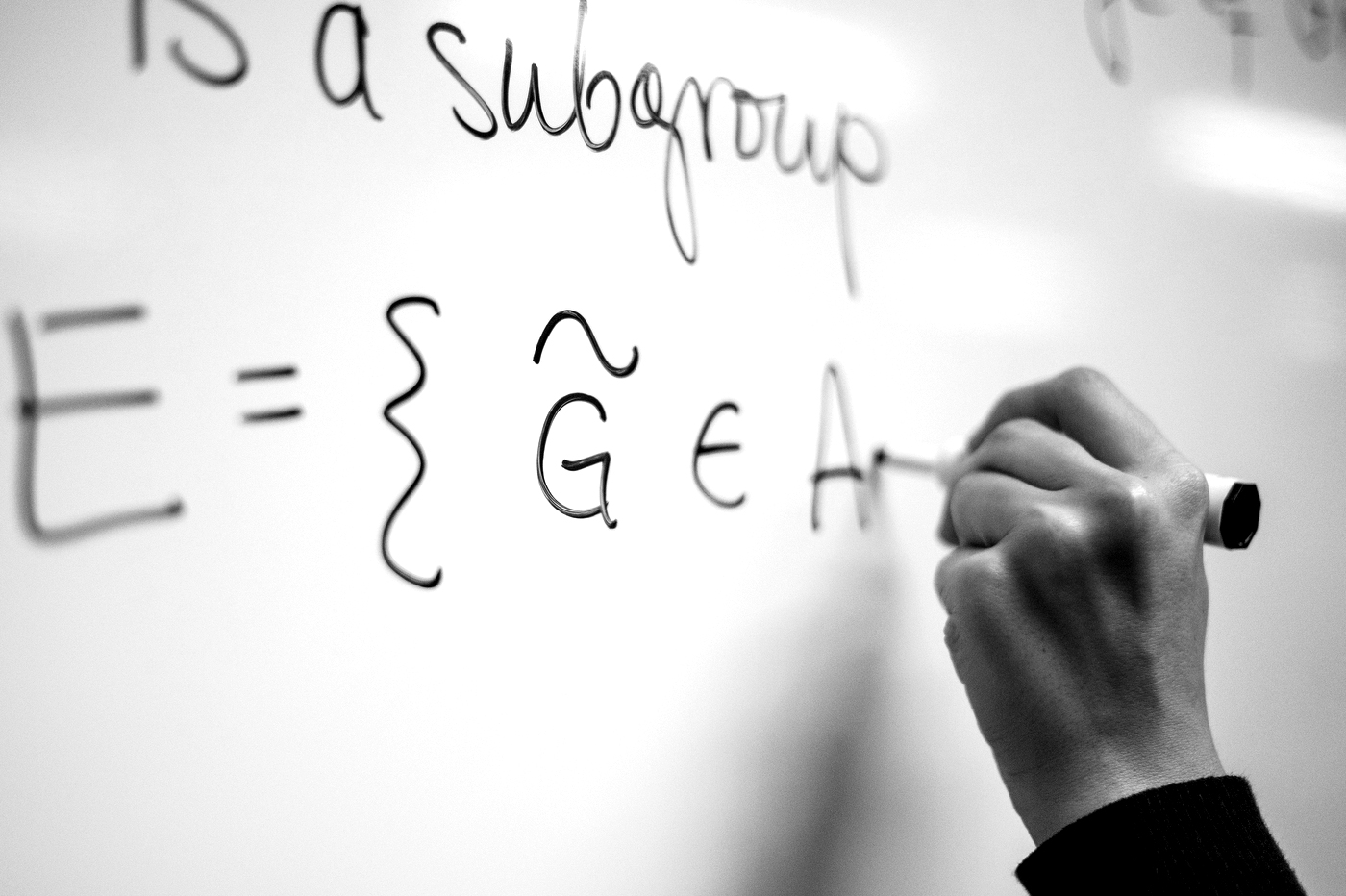 iva halacheva writing on whiteboard