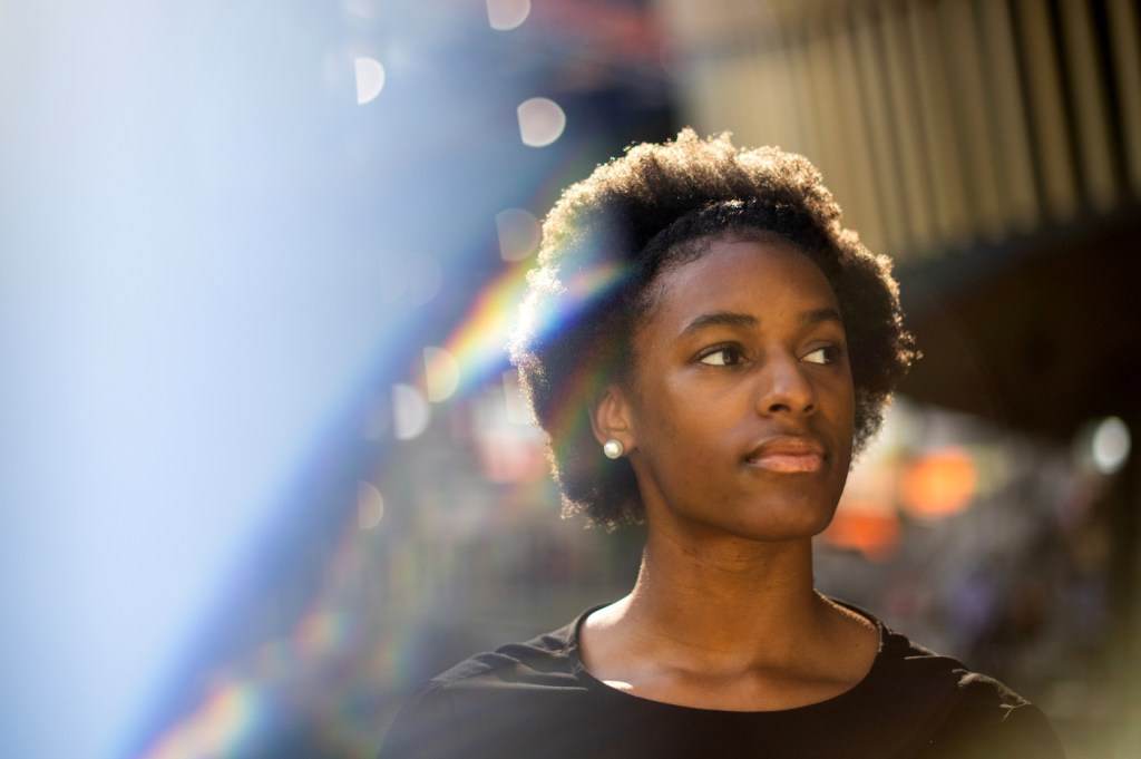 A portrait of Northeastern student Khailah Nichole-Robin Griffin.