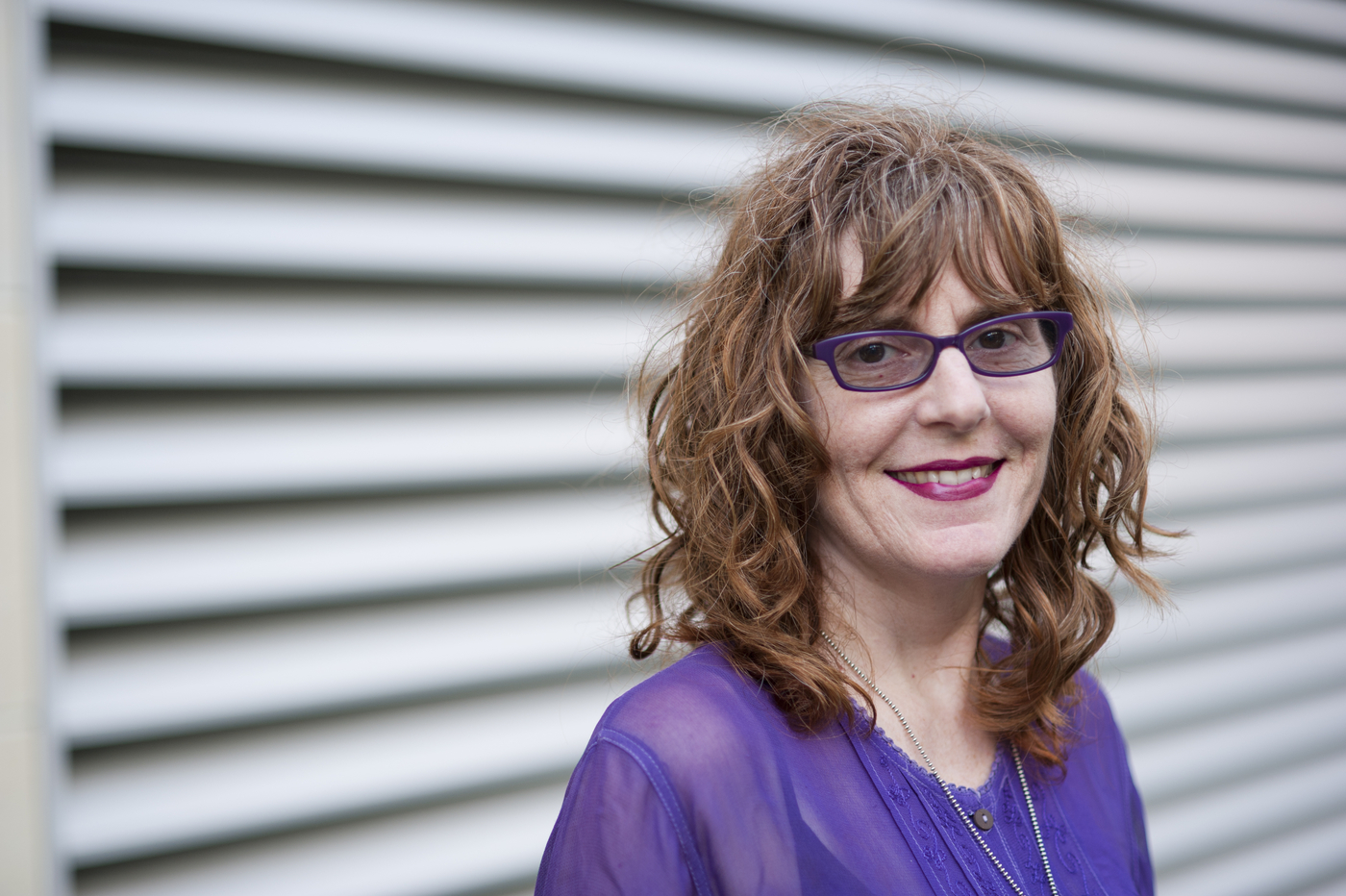 associate professor celia pearce posing for a portrait