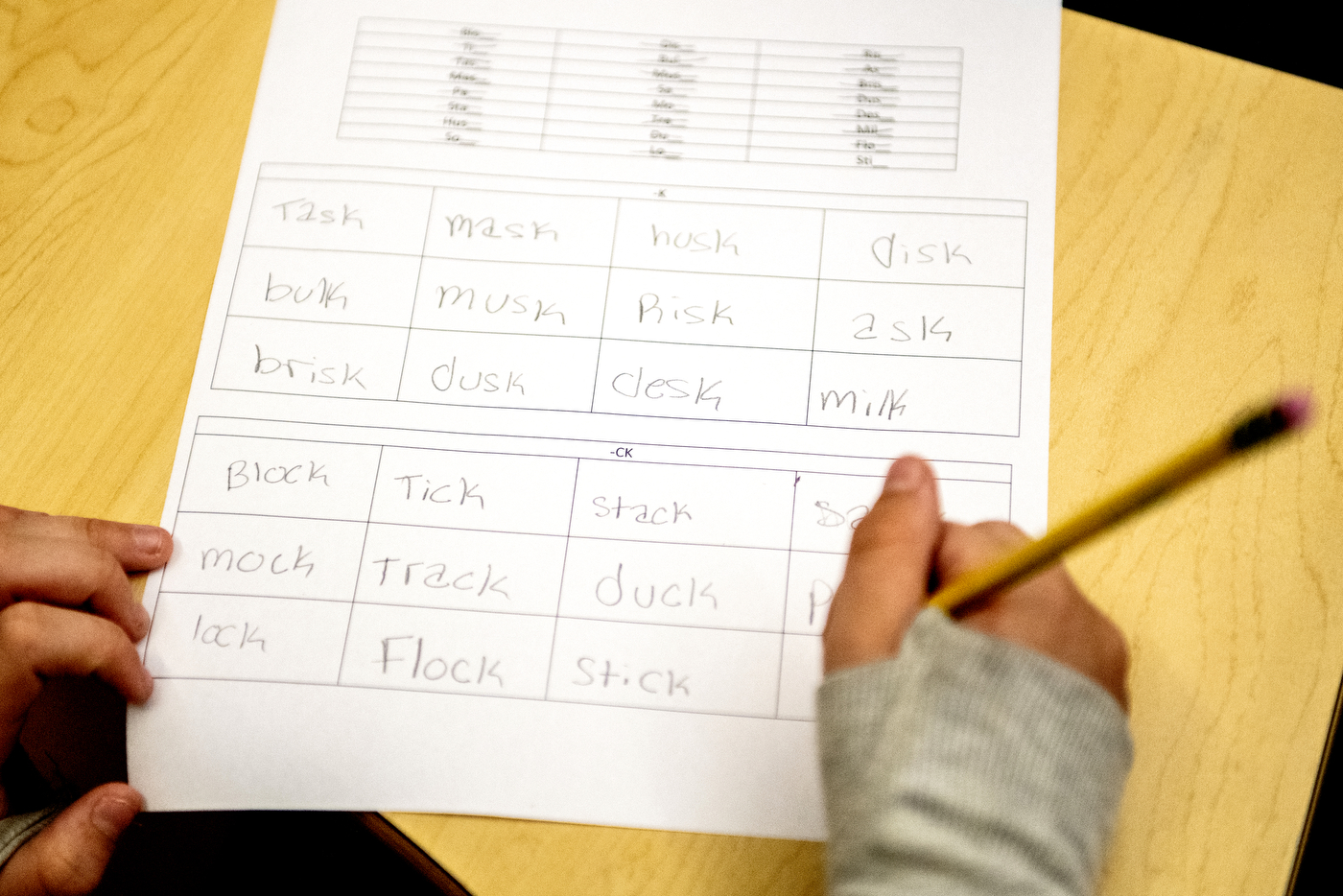 Students participate in Word Detectives, a summer reading program hosted by the Speech-Language and Hearing Center, at the Behrakis Health Sciences Center on Monday, July 18, 2022.