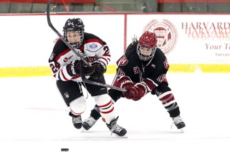 Chelsey Goldberg plays ice hockey for Northeastern