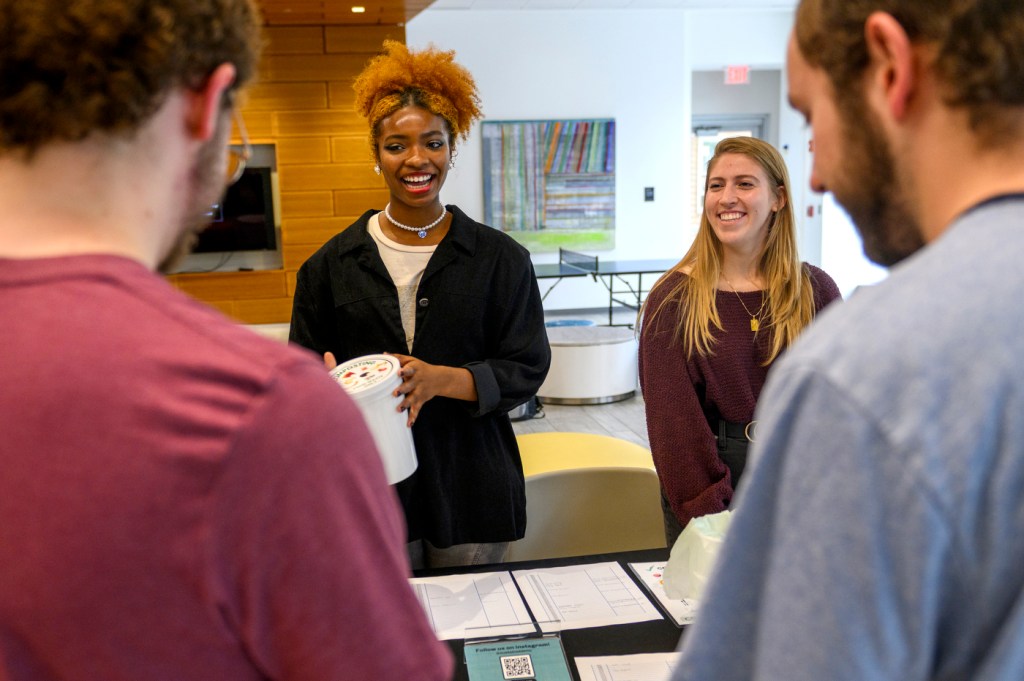 students smiling