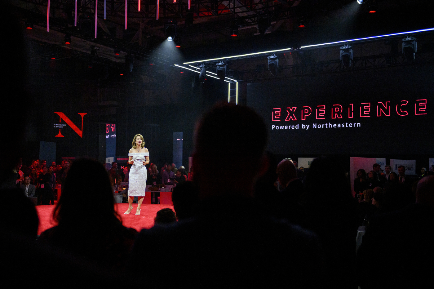 Diane MacGillvary celebrates on stage