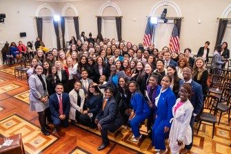 Group photo at the White House