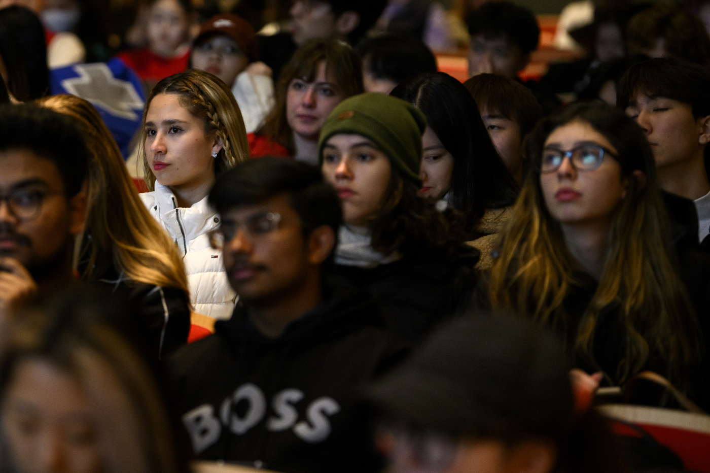 audience of students