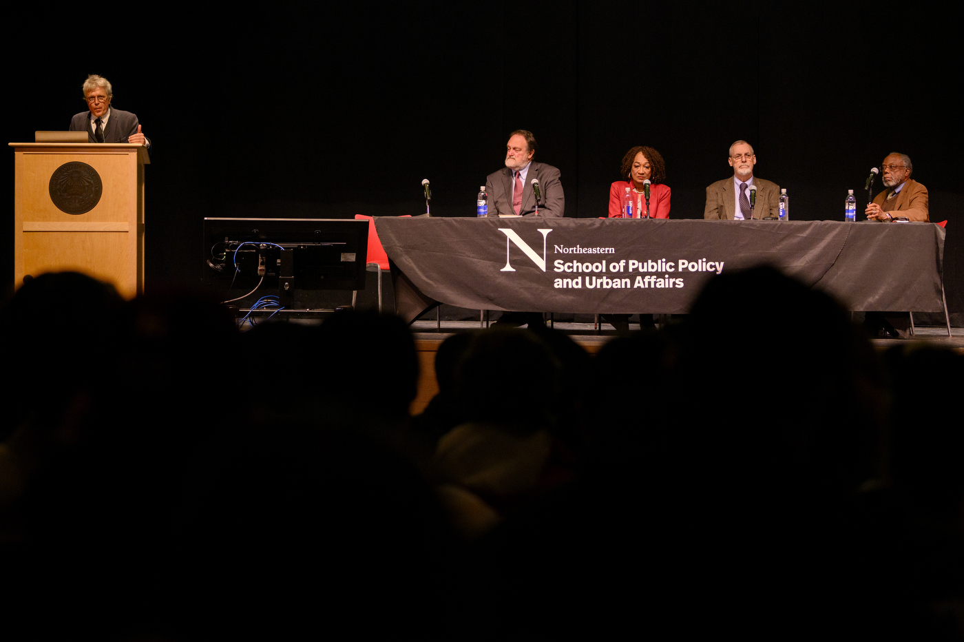 table of panel speakers