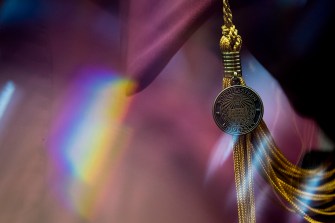 tassel on a graduation cap