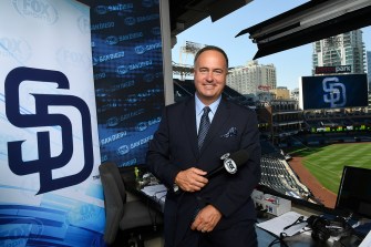 don orsillo posing in broadcasting room