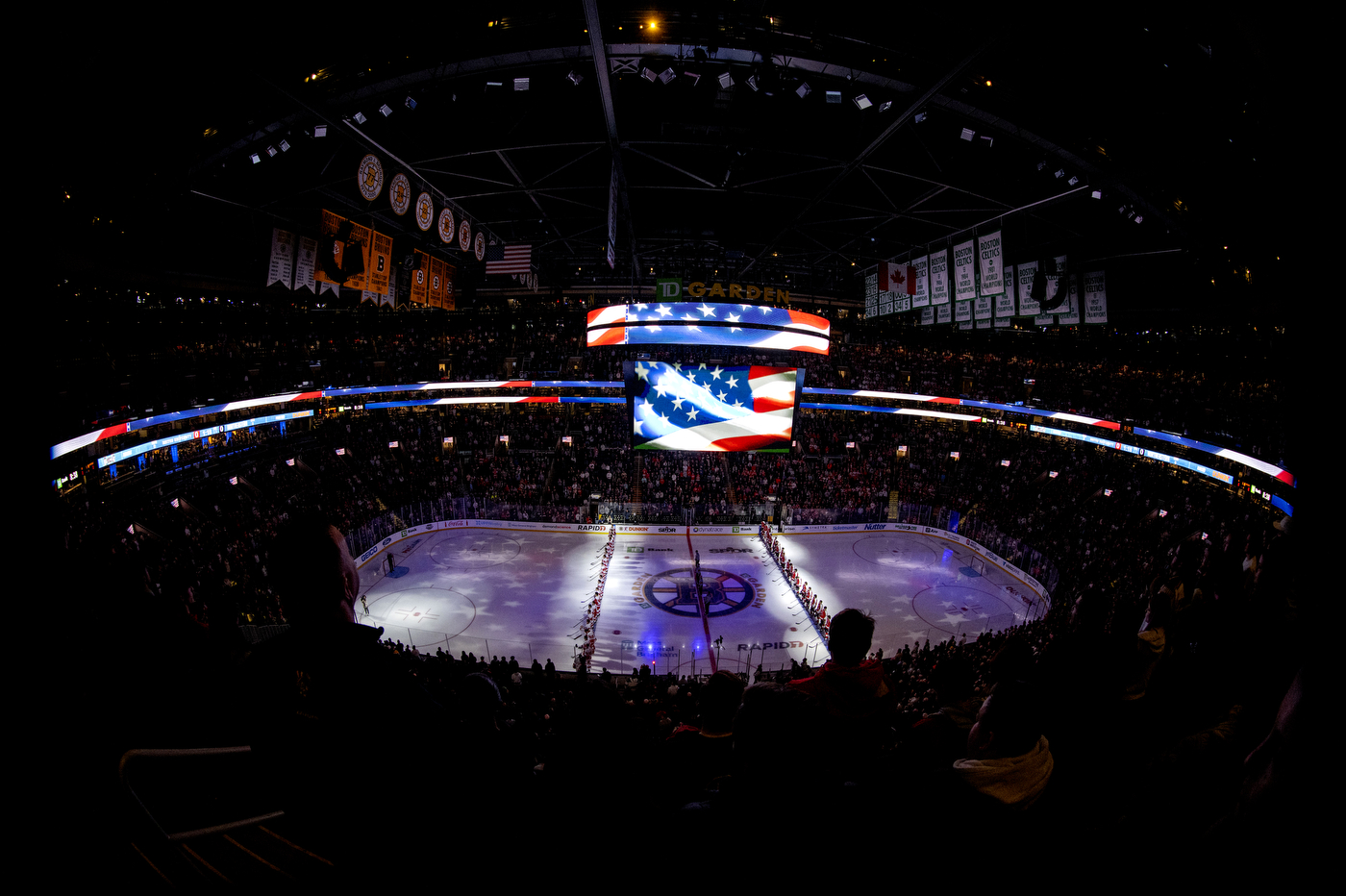 td garden ice hockey rink