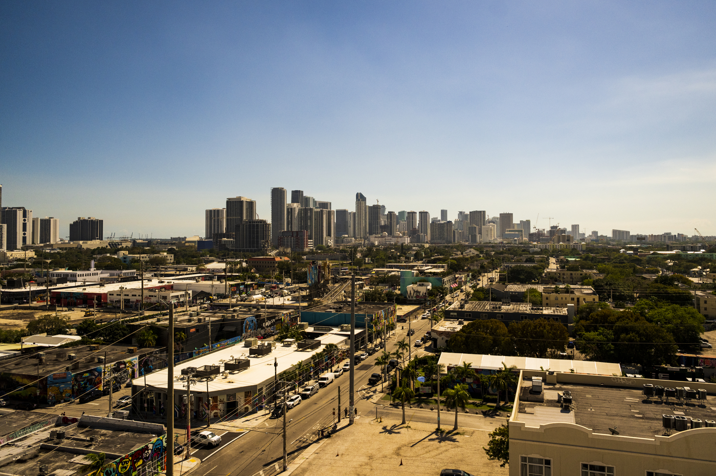 A view of the Miami skyline