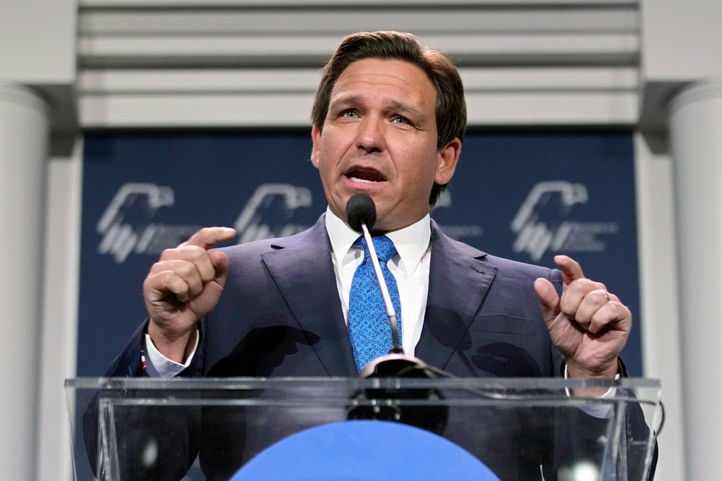 Headshot of Florida Gov. Ron DeSantis.