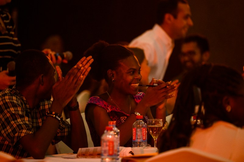 audience members clapping at Global Leadership Summit