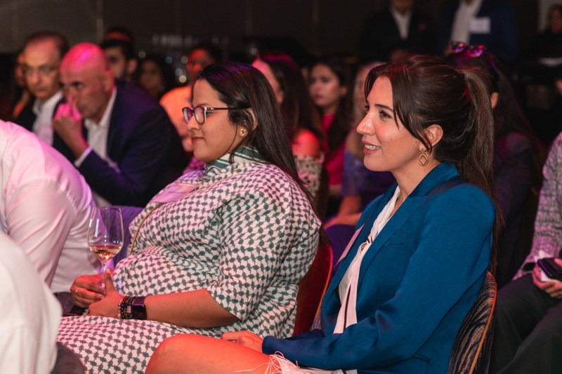 audience members listening at Women Who Empower event