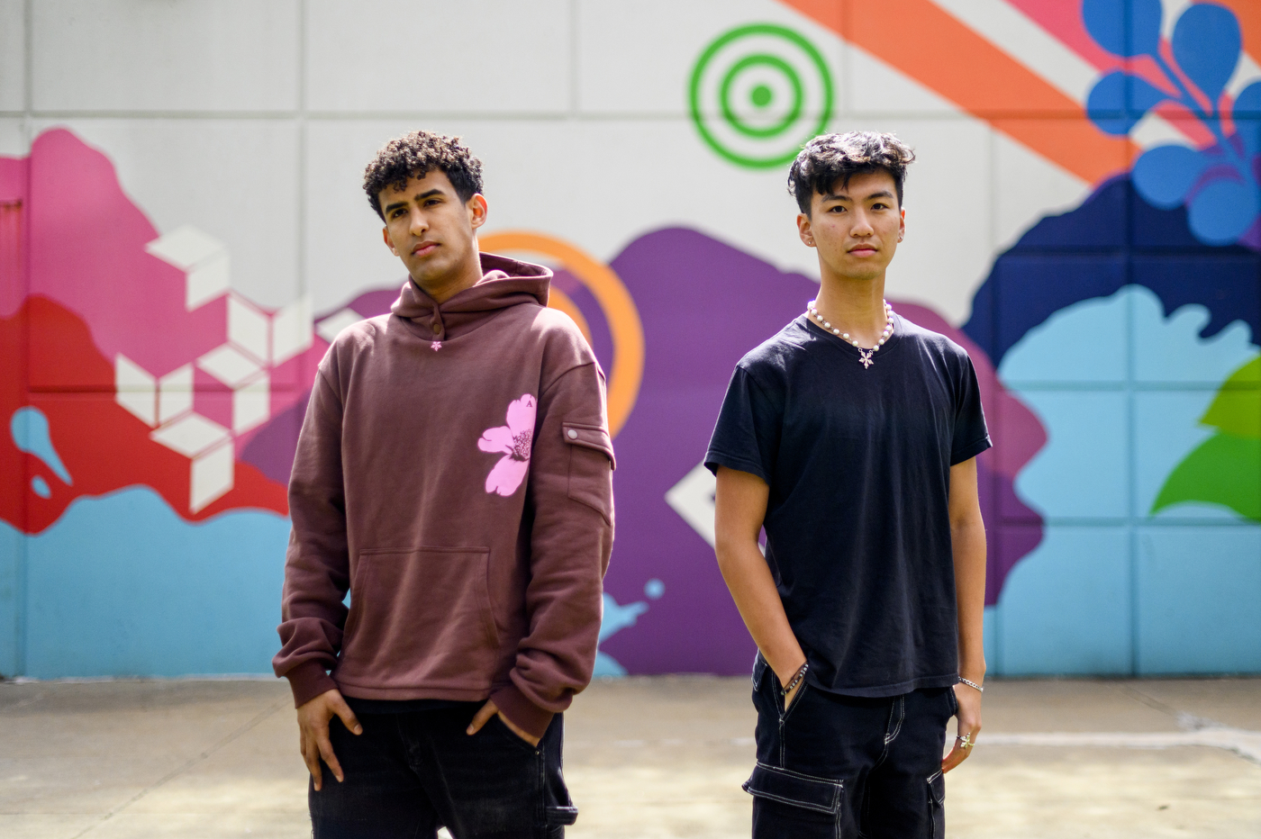 headshot of Matias Belete (left) and Robert Yang (right)