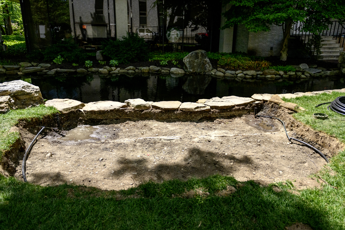 koi pond renovation