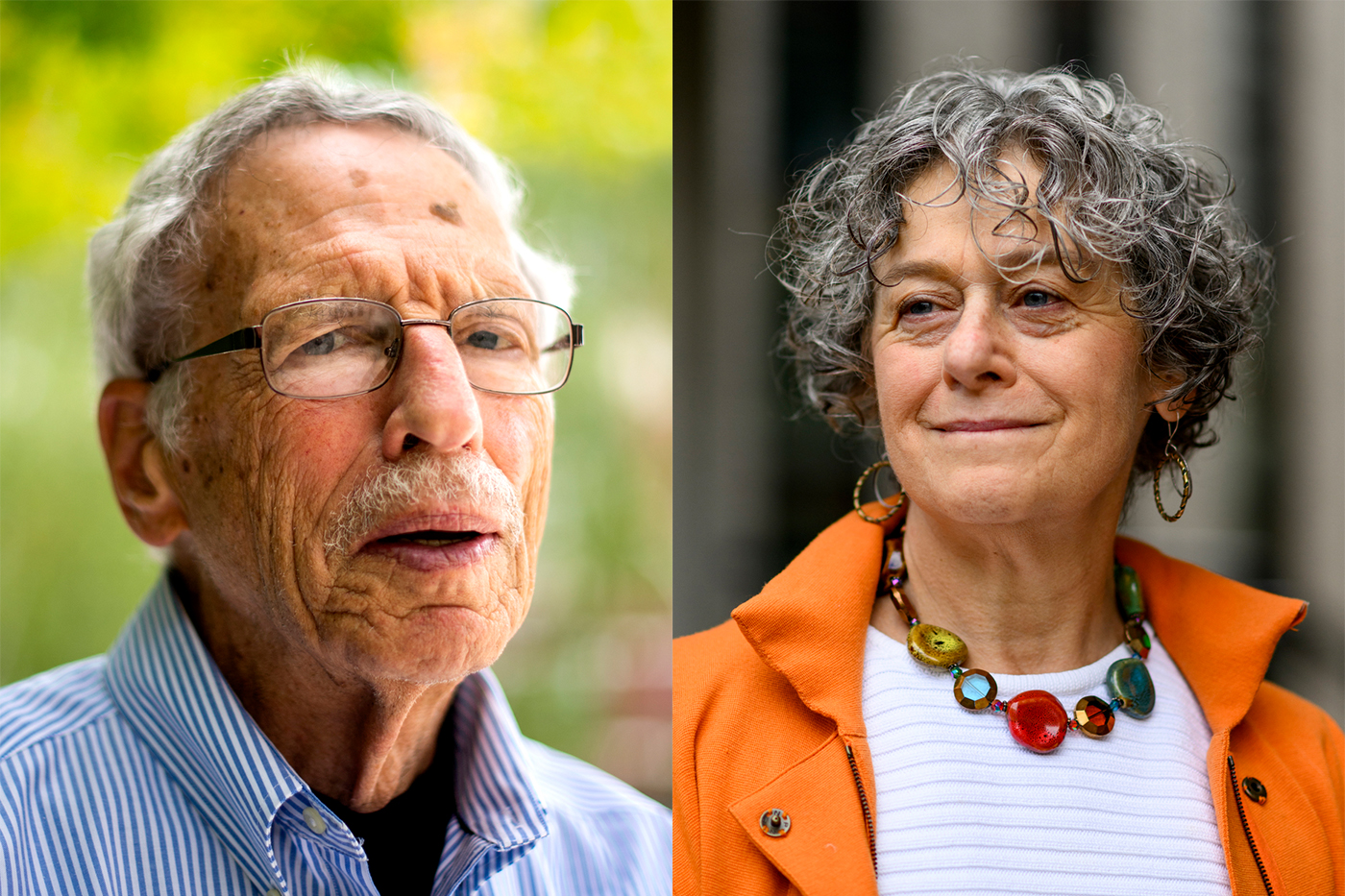 headshot of Michael Meltsner (left) and Rose Zoltek-Jick (right)