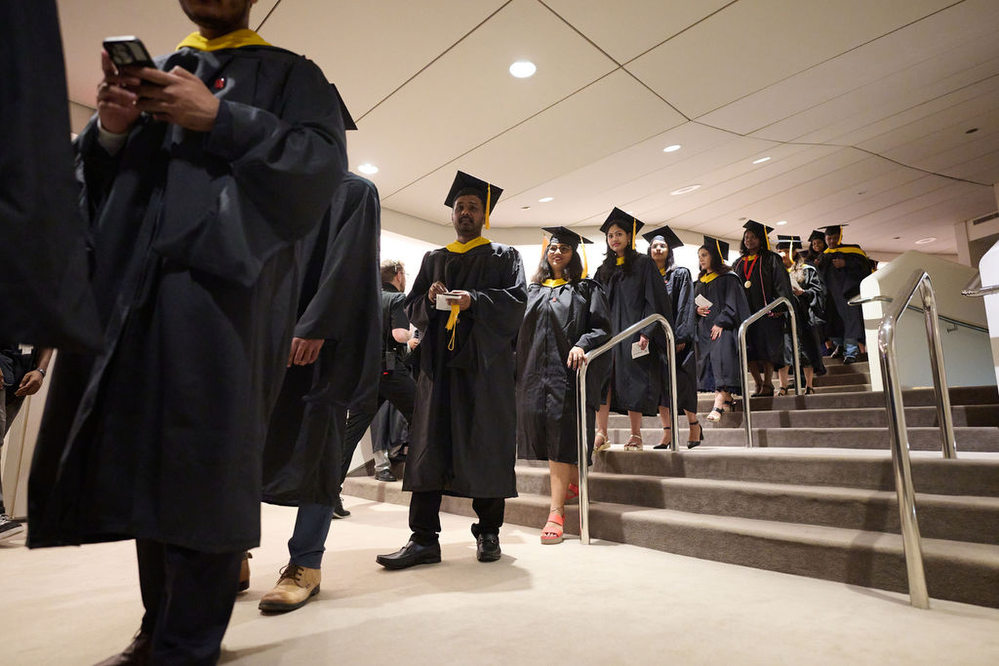 Graduates at Northeastern's Toronto convocation.