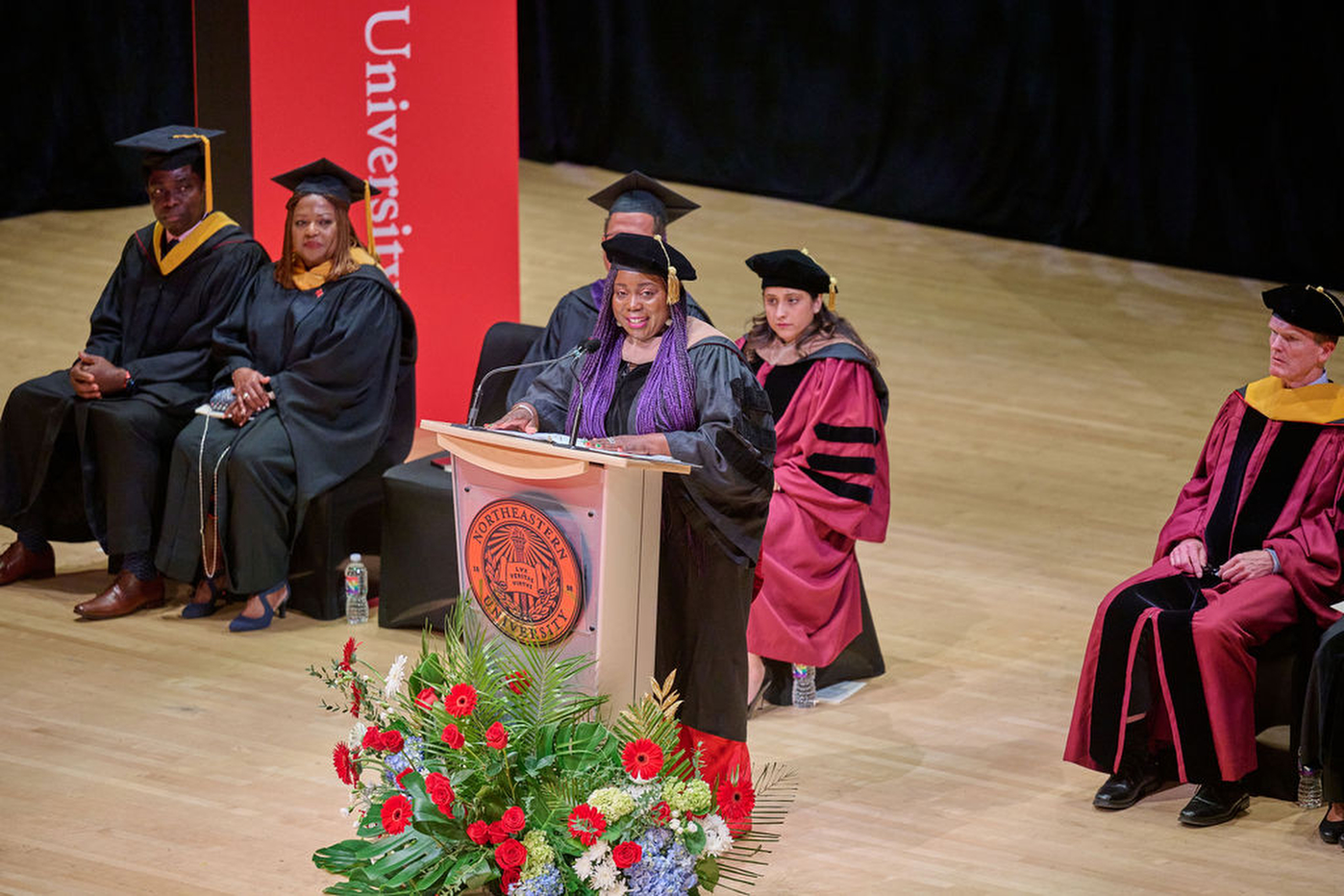 Faculty at Northeastern's Toronto convocation.