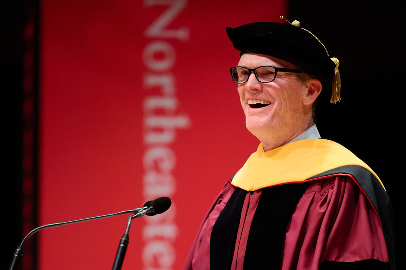 Faculty at Northeastern's Toronto convocation.