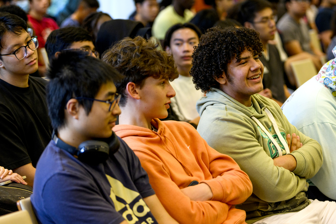 student audience members at Northeastern Youth Summer Jobs Program celebration