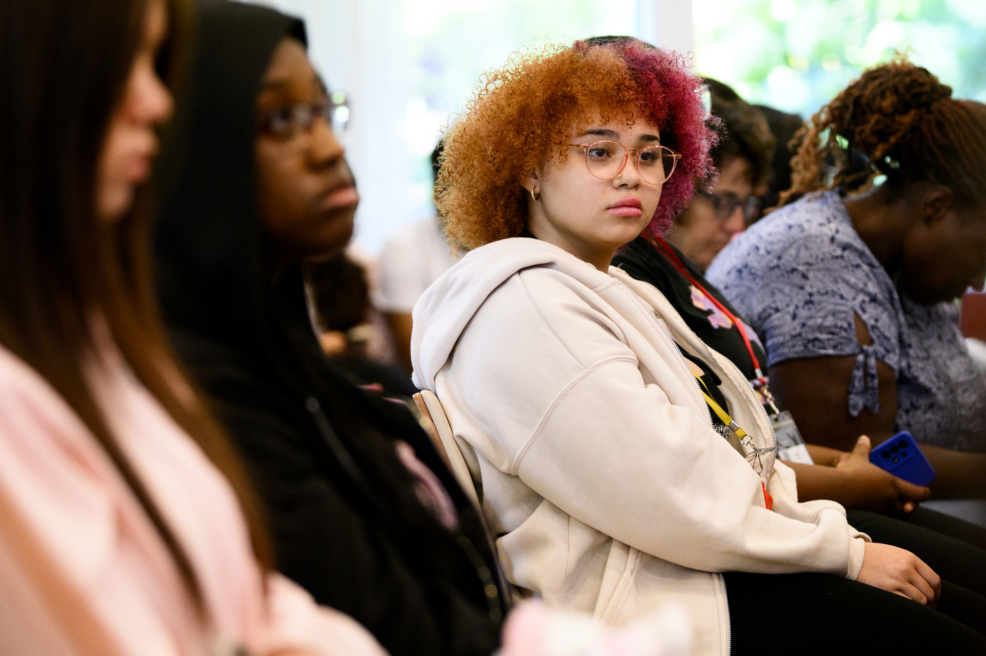 audience members at Northeastern Youth Summer Jobs Program celebration