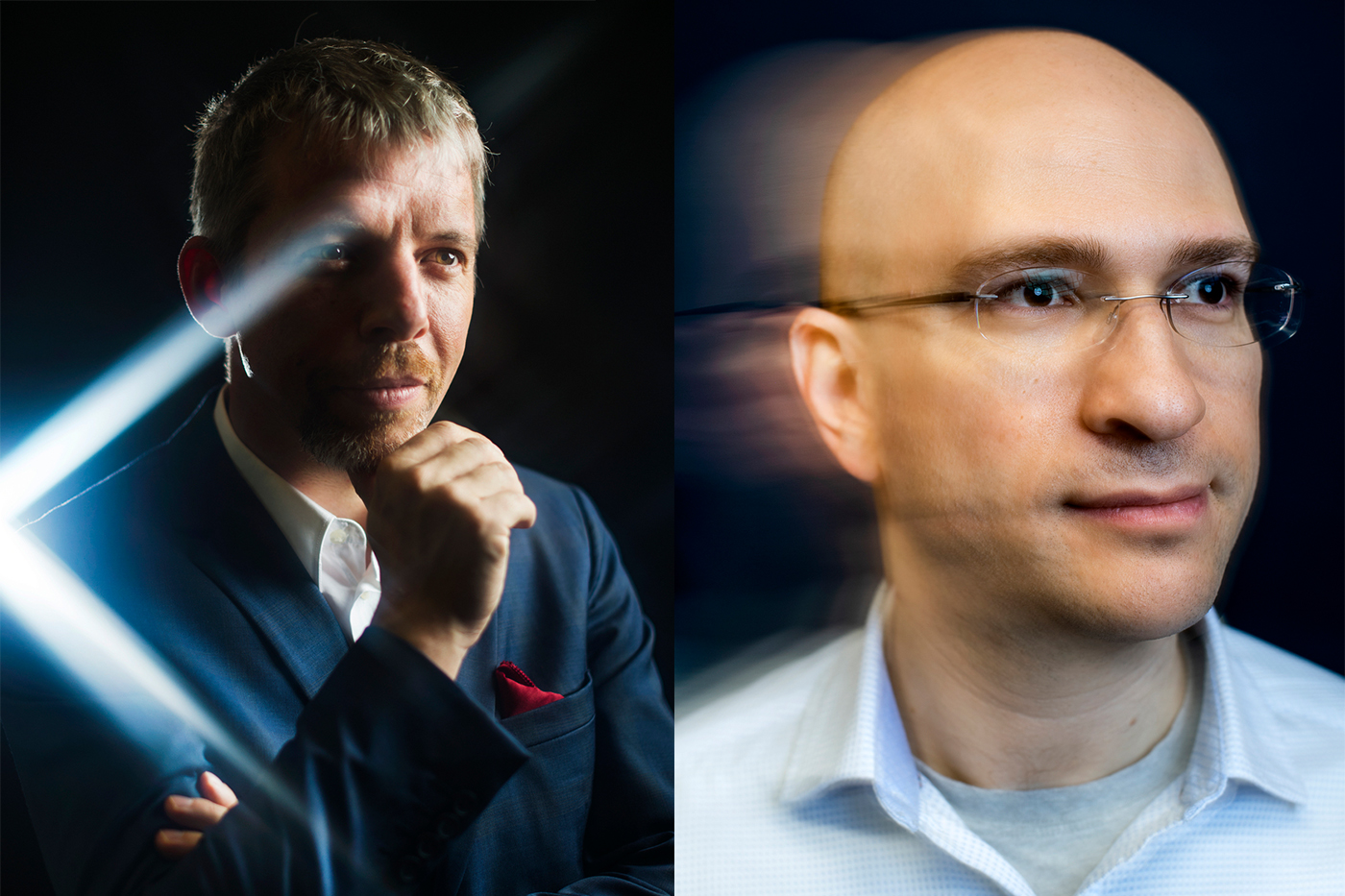 Head shot of Koen Pauwels (left) and Yakov Bart (right).