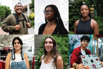 collage of student headshots