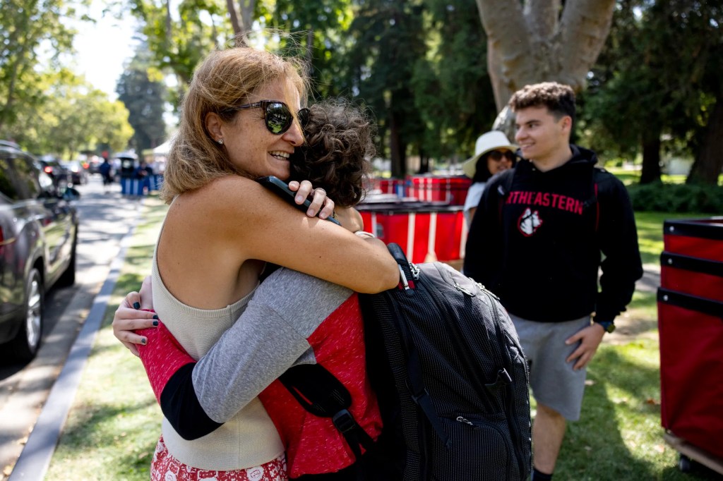 Thalia Tayara and Nada Kaissi hugging