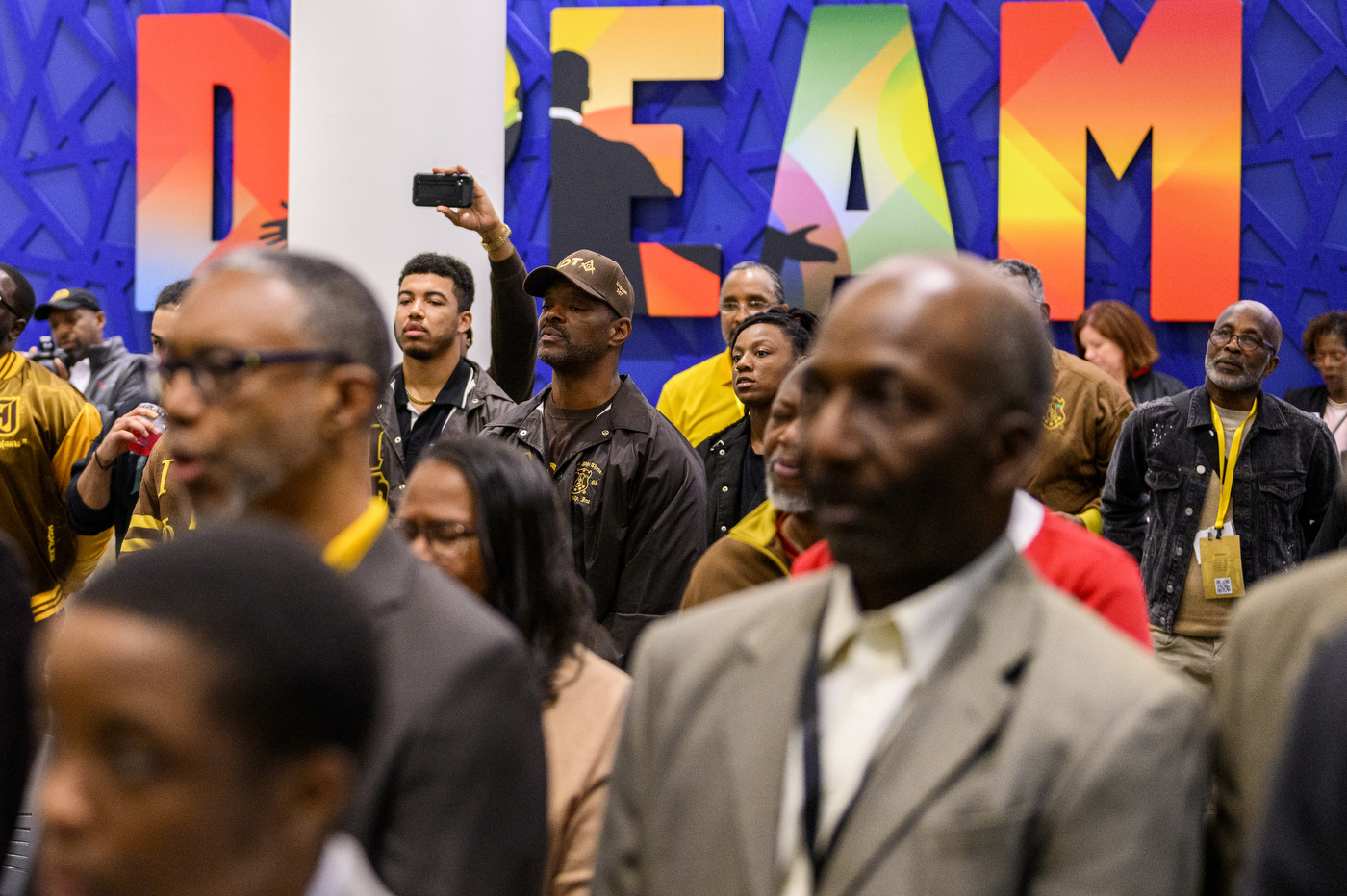 Audience member's at Iota Phi Theta's 50th Anniversary.