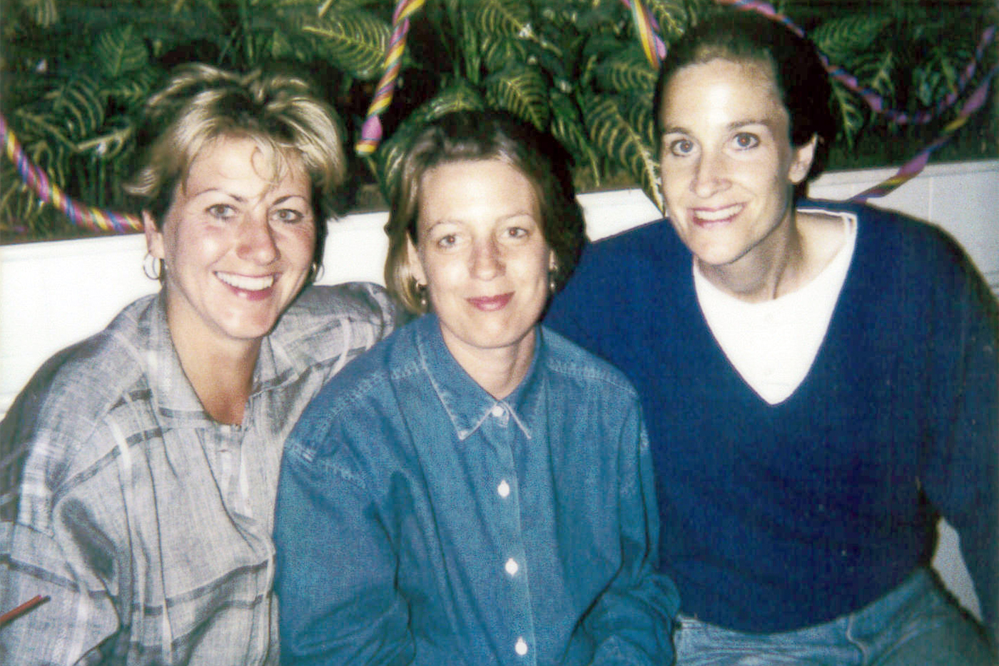 Helen Russell posing with two others.