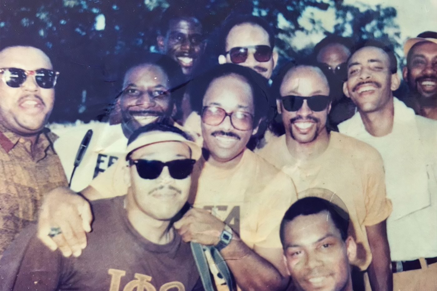 historical photo of members of Iota Phi Theta’s Omicron chapter