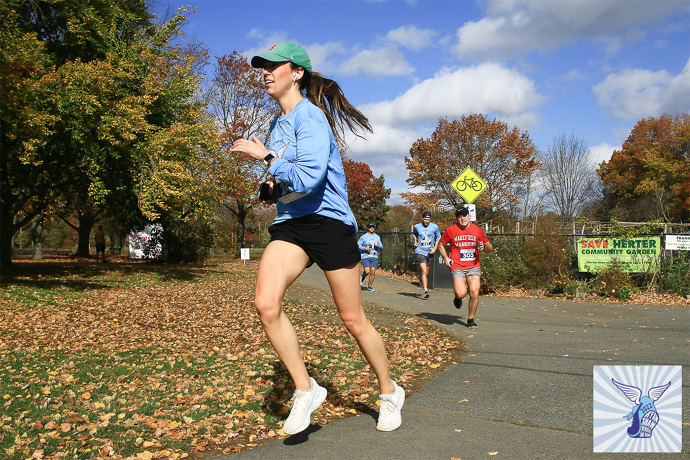 A runner at the Ryan Shaw Memorial 5K.