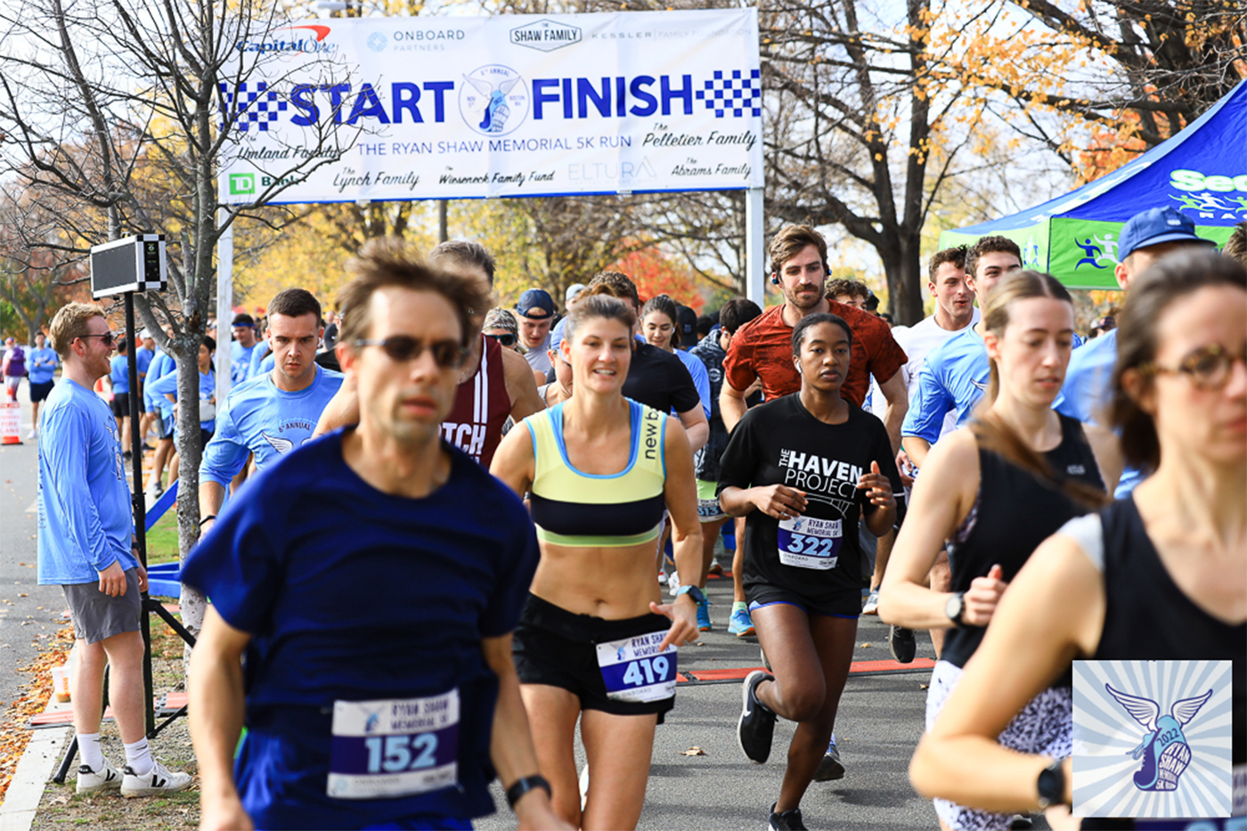 Runners at the Ryan Shaw Memorial 5K.