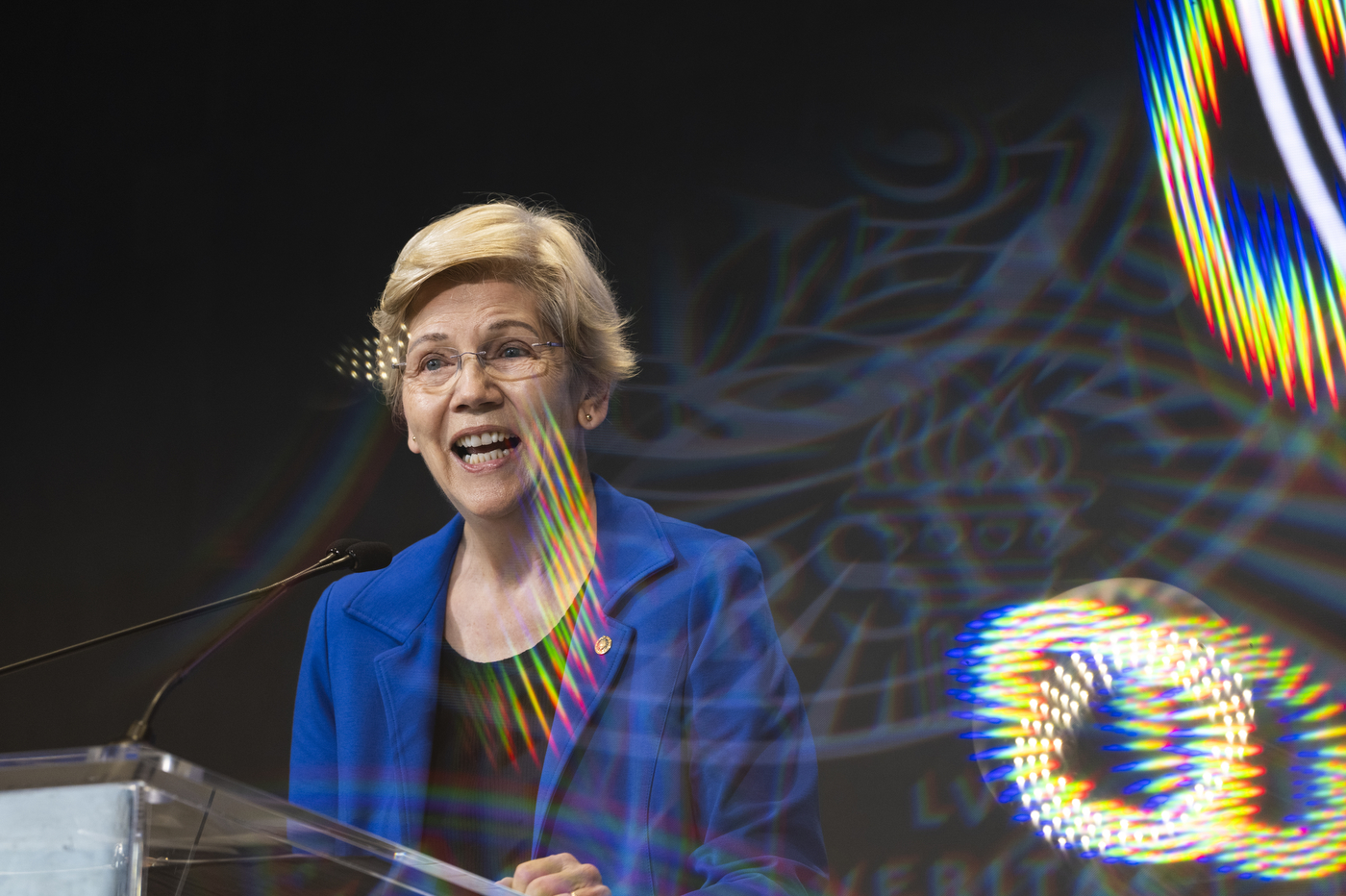 Head shot of U.S. Sen. Elizabeth Warren.