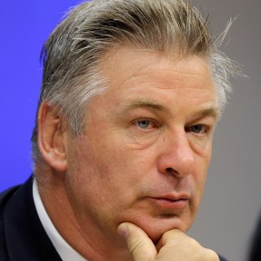 Headshot of Alec Baldwin at a news conference.