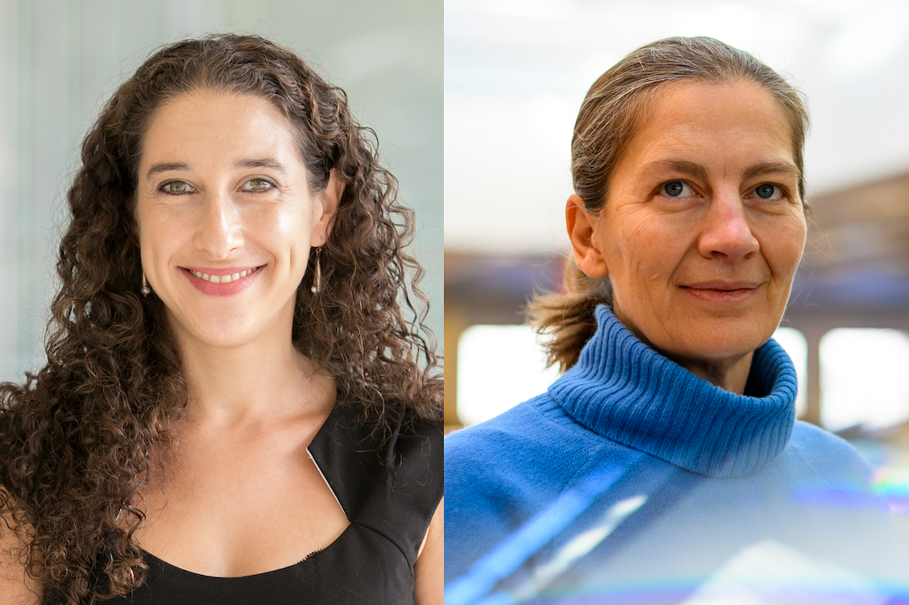 Headshot of Zinaida Miller (left) and Ozlem Ergun (right).